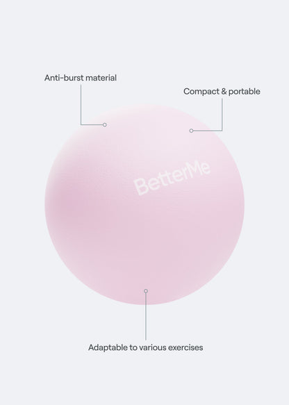 Raspberry Soft Exercise Ball